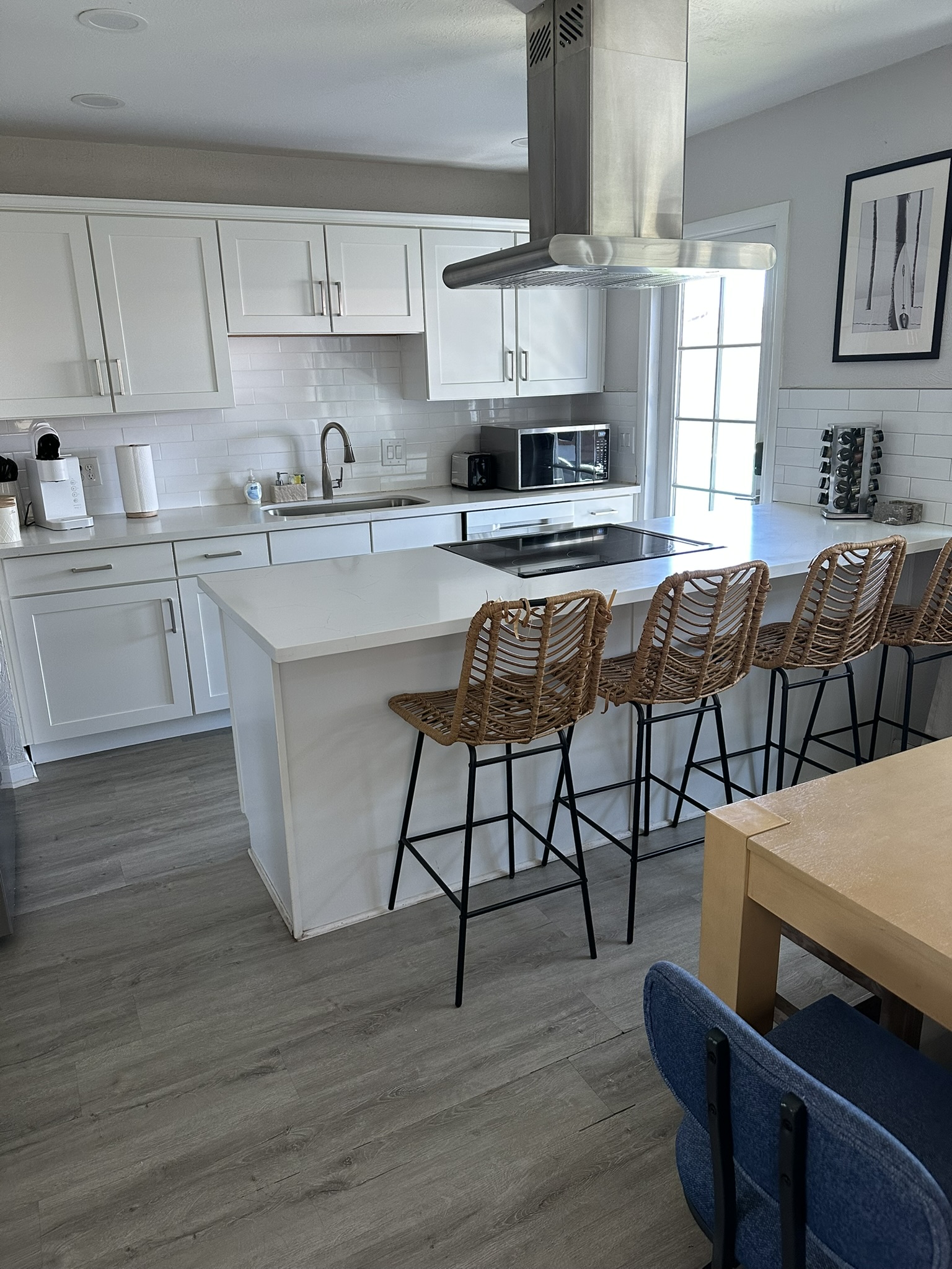 Kitchen after short-term rental turnover cleaning