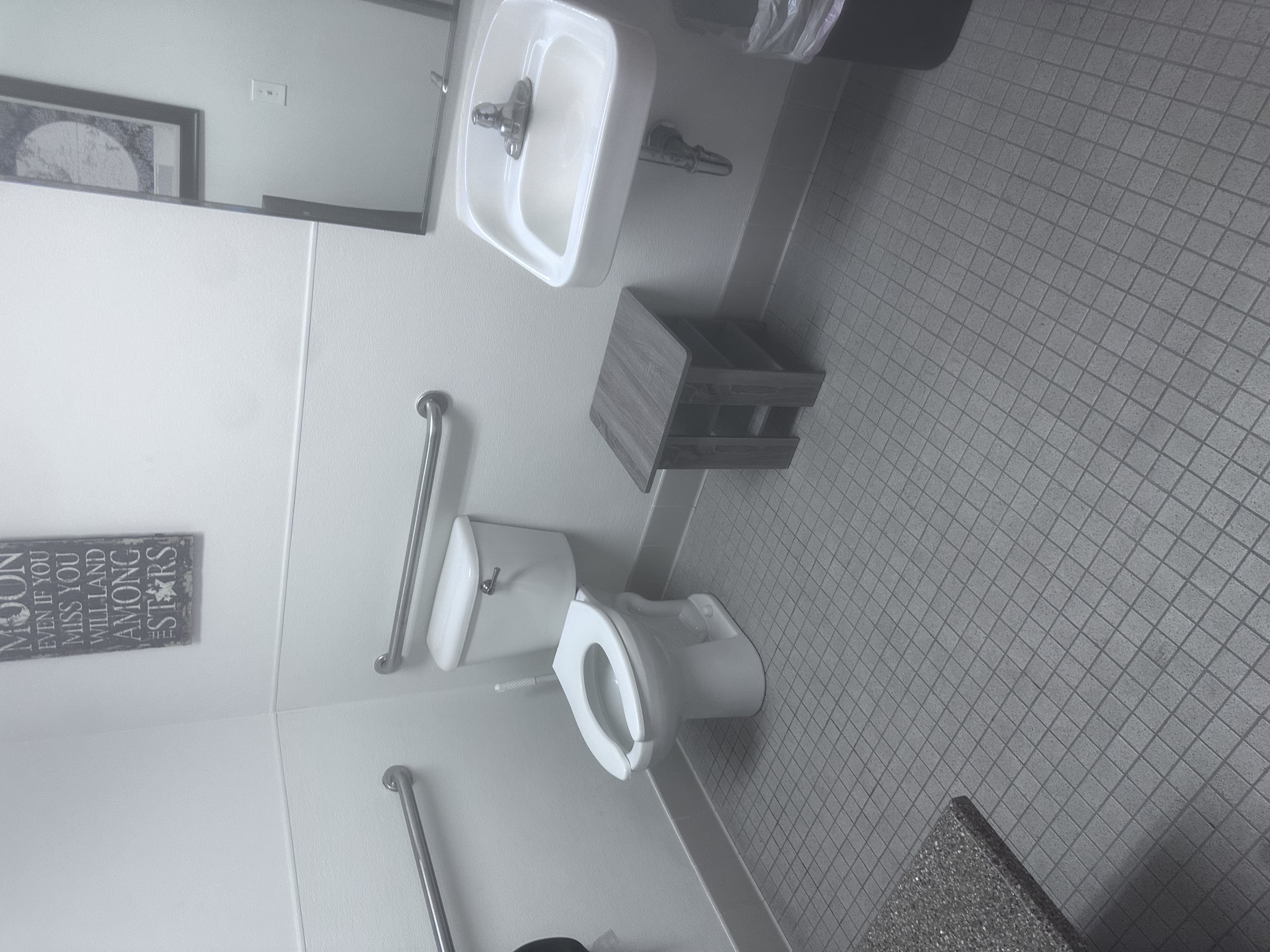 Commercial restroom cleaned and sanitized by Fresh Care Cleaning in Phoenix