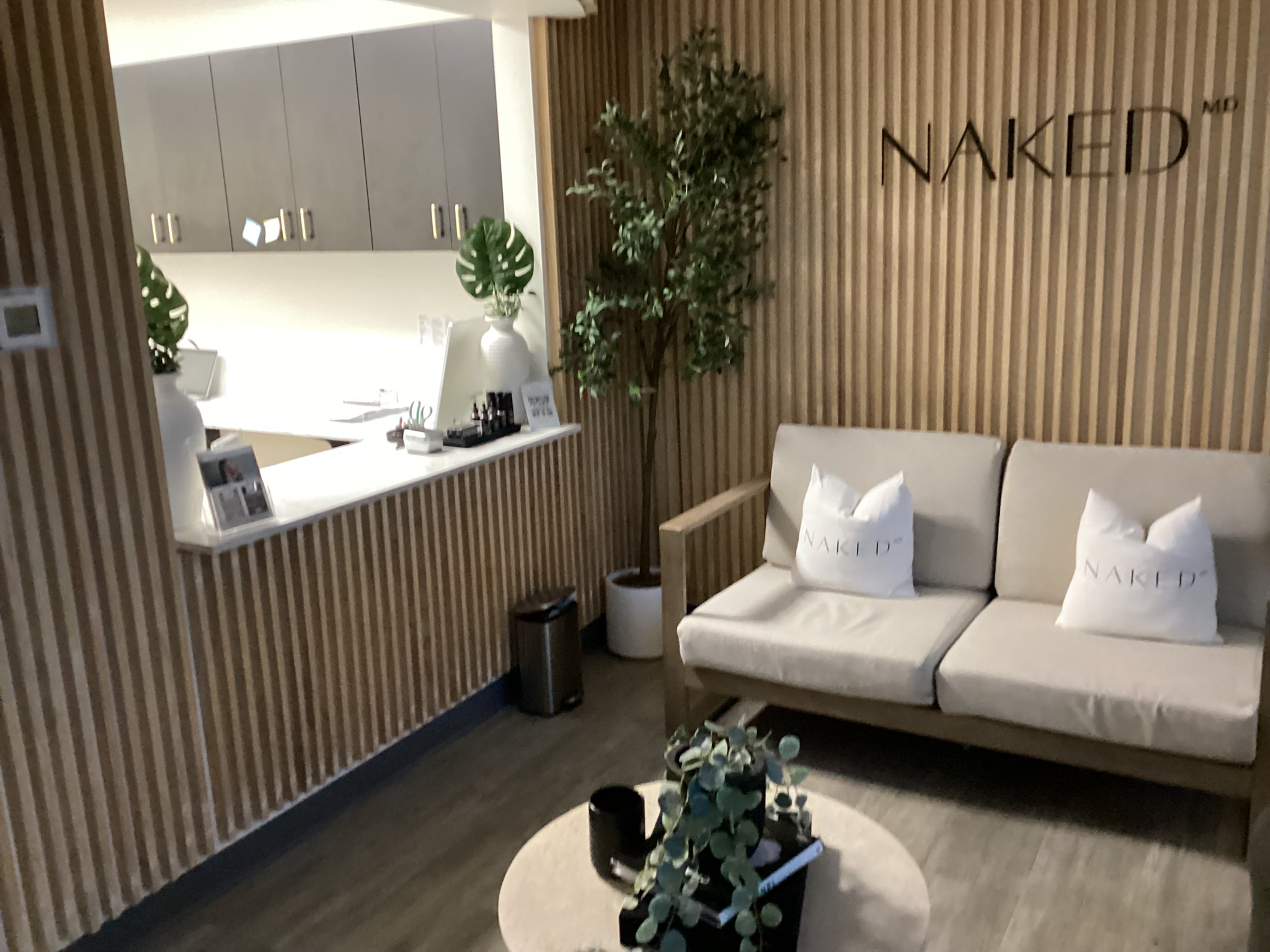 Modern Phoenix medical office reception area prepared for professional cleaning