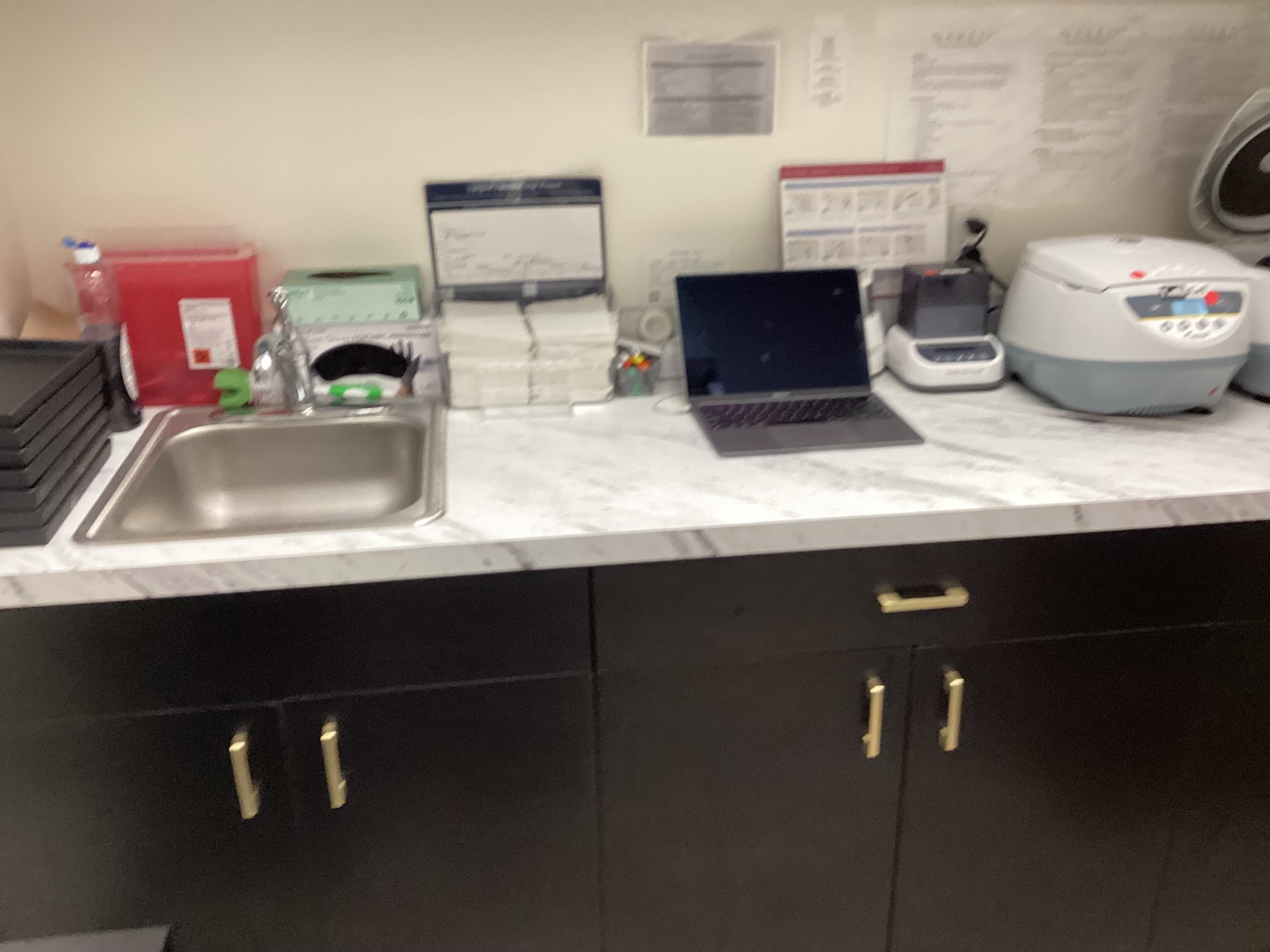 Medical office clinical support and sterilization area cleaning