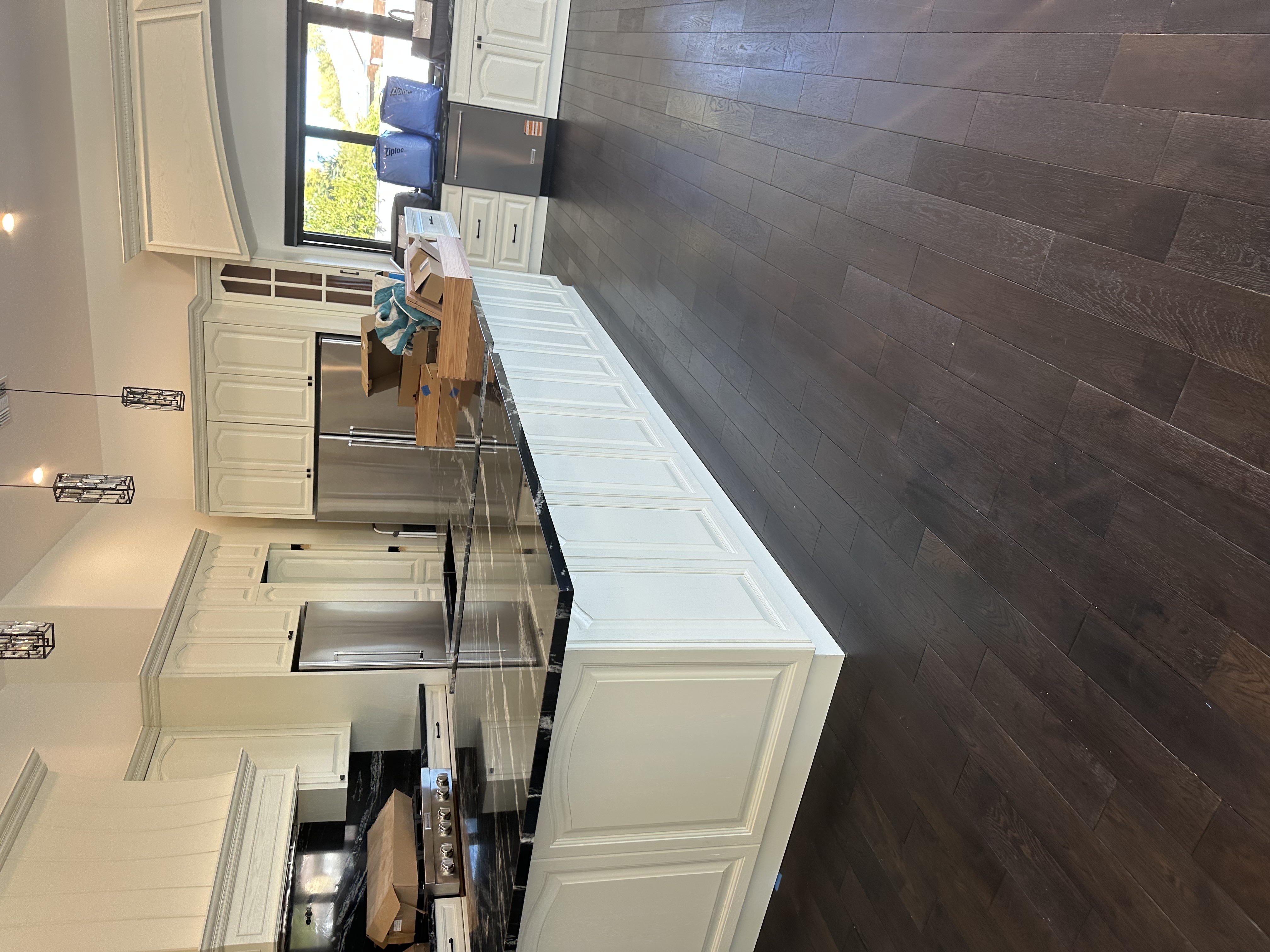Kitchen after post construction final cleaning