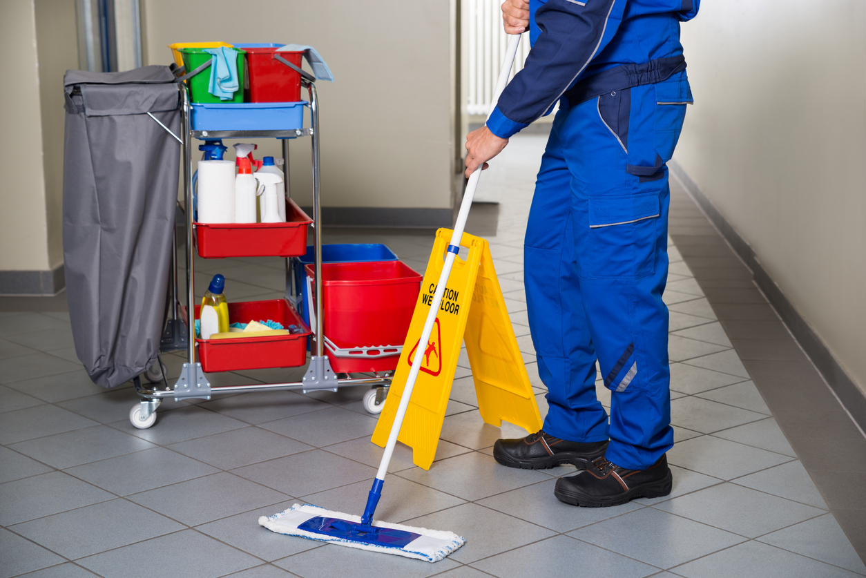 Nightly and weekly warehouse cleaning
