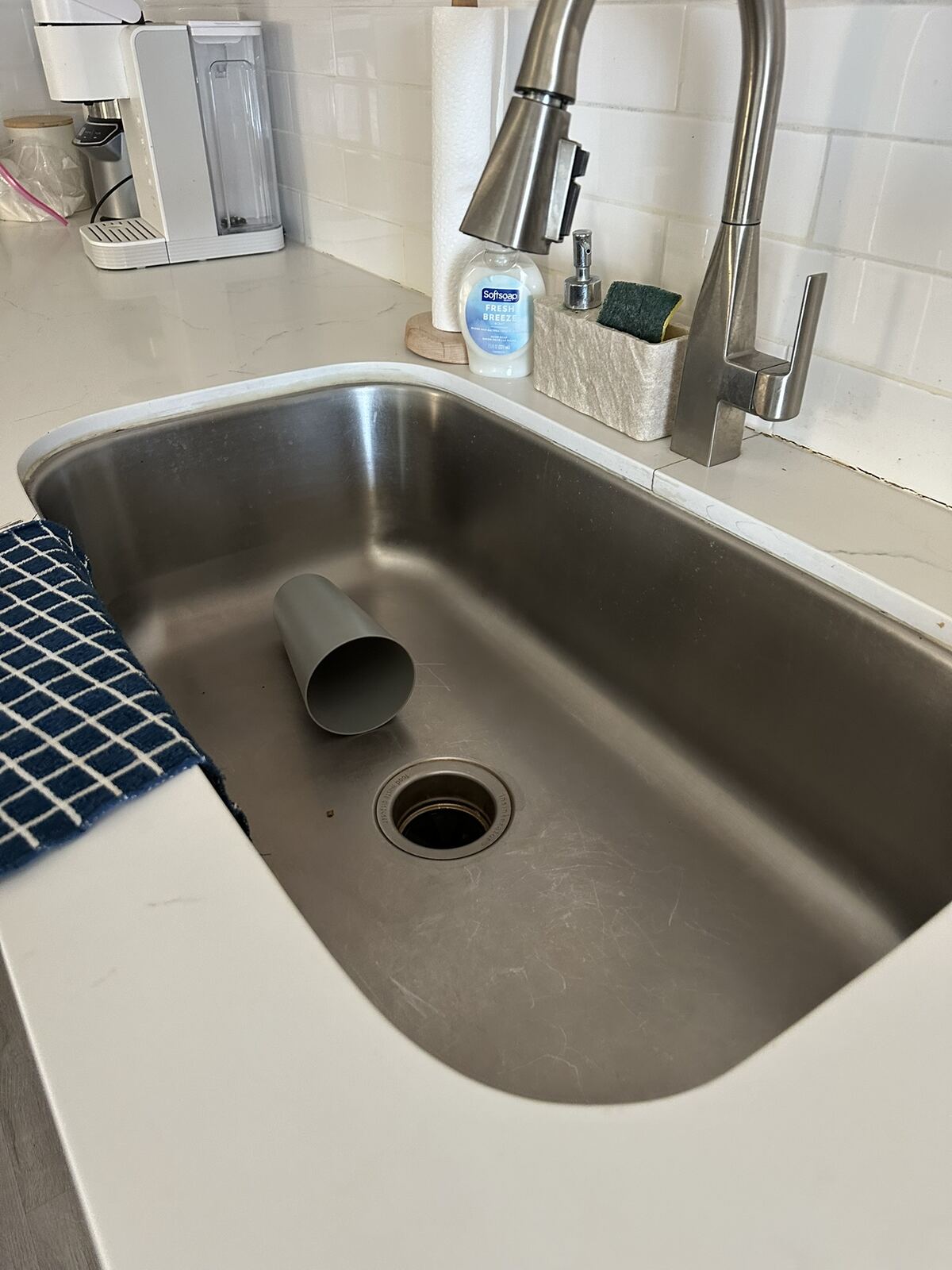 Kitchen cabinet fronts requiring detail cleaning
