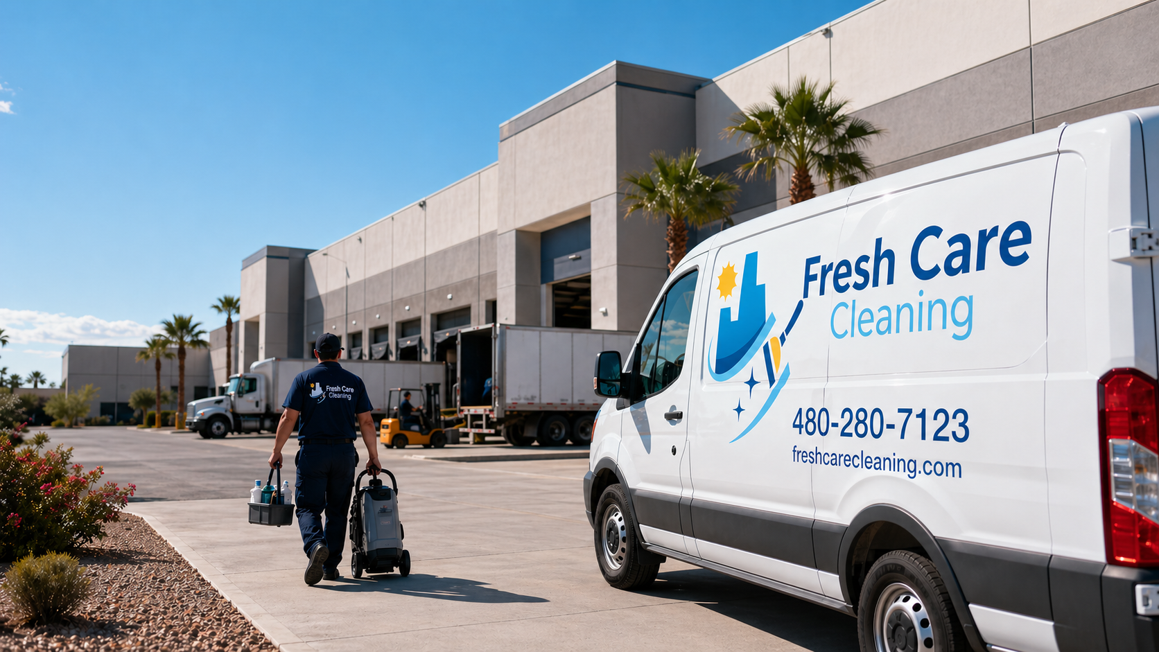 Professional warehouse cleaning service in Phoenix, Arizona