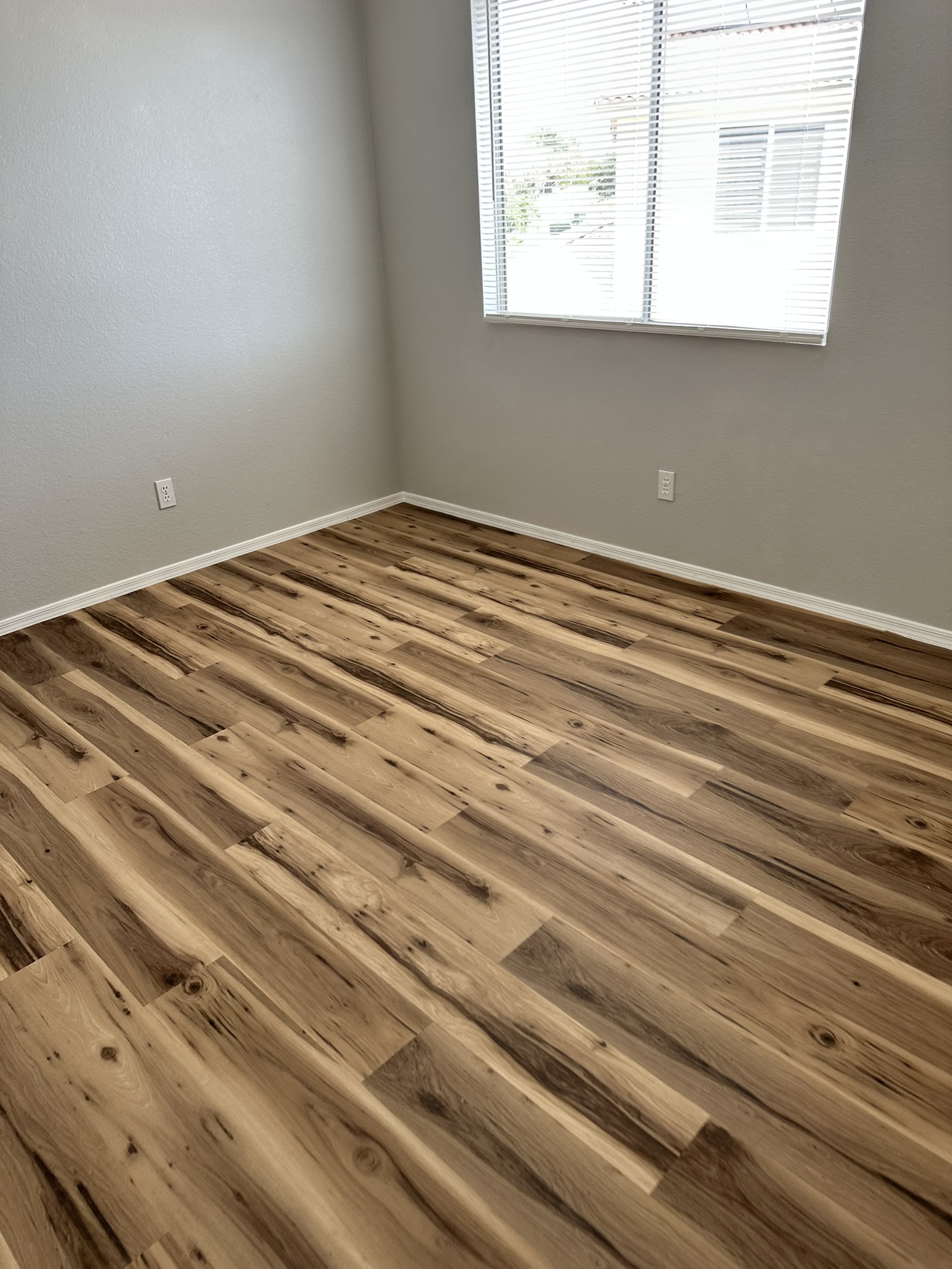 Room after move-out cleaning